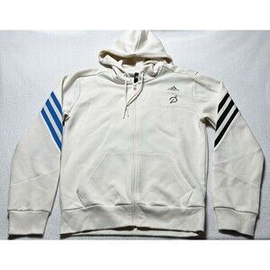Adidas Peloton Full Zip Up Hoodie Cream Size Men’s Small Capable Of Greatness